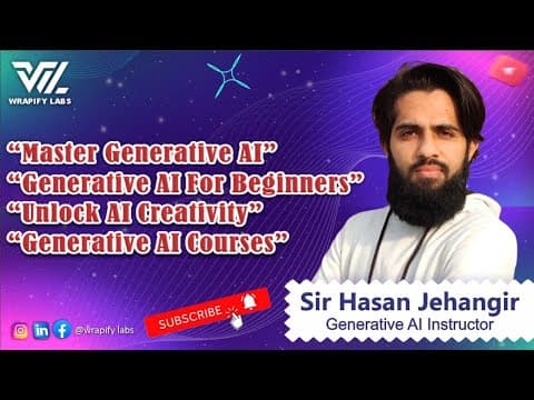 YouTube thumbnail for Generative AI Demo Lecture